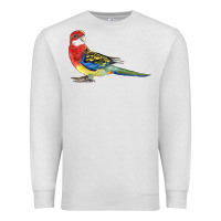 Oatmeal Heather Rosella Bird Premium Sweatshirt - LillyAllenDesigns