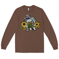 Chestnut western horseshoe Long Sleeve Tee - SublimationCraftShop