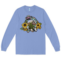 Colony Blue western horseshoe Long Sleeve Tee - SublimationCraftShop