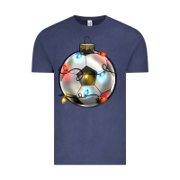 Vintage Denim christmas  soccer Vintage Tee - Zillion Design Studio