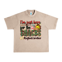 French Oak i'm just here for the snacks #softball brother Urban Heavy Tee - Zillion Design Studio