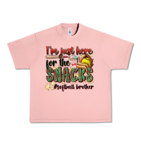 Salmon i'm just here for the snacks #softball brother Urban Heavy Tee - Zillion Design Studio