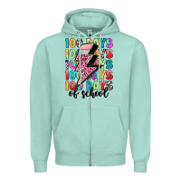 Seafoam 100 days of school Zipper Hoodie - Artiststas