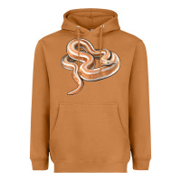 Meerkat Rosy Boa Snake Illustrations Heavyweight Hoodie - LillyAllenDesigns