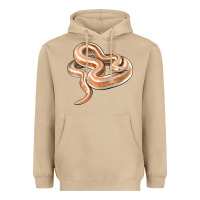 Mushroom Rosy Boa Snake Illustrations Heavyweight Hoodie - LillyAllenDesigns