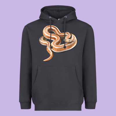 Rosy Boa Snake Illustrations Heavyweight Hoodie Designed By Lillyallendesigns