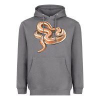 Storm Rosy Boa Snake Illustrations Heavyweight Hoodie - LillyAllenDesigns