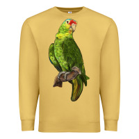 Antique Gold New Zealand Paraket Parrot Premium Sweatshirt - LillyAllenDesigns