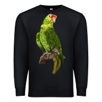 Black New Zealand Paraket Parrot Premium Sweatshirt - LillyAllenDesigns