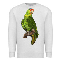 Oatmeal Heather New Zealand Paraket Parrot Premium Sweatshirt - LillyAllenDesigns