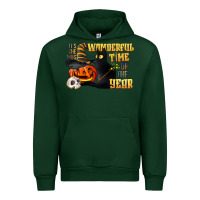 Forest Green wonderful time of the year halloween Urban Hoodie - LillyAllenDesigns