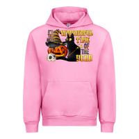 Fuchsia Pink wonderful time of the year halloween Urban Hoodie - LillyAllenDesigns