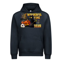 Navy wonderful time of the year halloween Urban Hoodie - LillyAllenDesigns