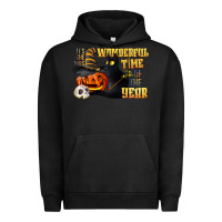 Pigment Black wonderful time of the year halloween Urban Hoodie - LillyAllenDesigns