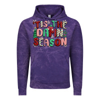 Cloud Purple 'tis the damn season Vintage Hoodie - MaliasSmallBusiness