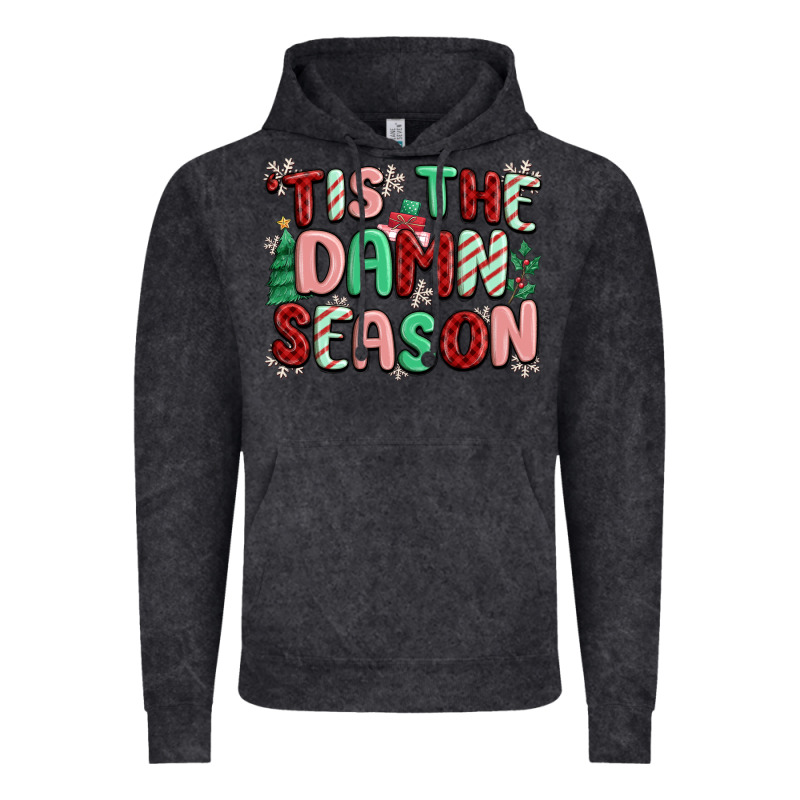 'tis The Damn Season Vintage Hoodie by MaliasSmallBusiness | Teevron