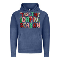 Vintage Denim 'tis the damn season Vintage Hoodie - MaliasSmallBusiness