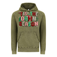 Vintage Olive 'tis the damn season Vintage Hoodie - MaliasSmallBusiness