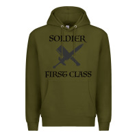 Army Green Soldier First Class Premium Hoodie - Bettercallsaul