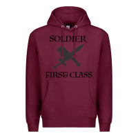 Burgundy Soldier First Class Premium Hoodie - Bettercallsaul