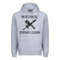 Heather Grey Soldier First Class Premium Hoodie - Bettercallsaul