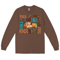 Chestnut fall fall  amd pumpkins Long Sleeve Tee - AdoDesignShop