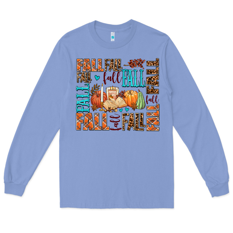 Fall Fall  Amd Pumpkins Long Sleeve Tee by AdoDesignShop | Teevron