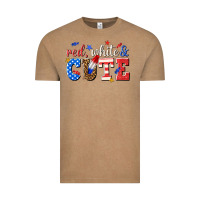 Vintage Coffee red white and cute billie wilder Vintage Tee - texasbilliewilder