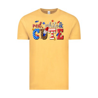 Vintage Mustard red white and cute billie wilder Vintage Tee - texasbilliewilder