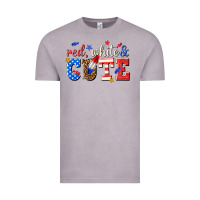 Vintage Zinc red white and cute billie wilder Vintage Tee - texasbilliewilder