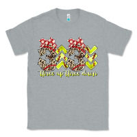 Heather Grey three up theree down softball Classic Tee - RacoonDesign