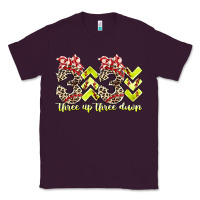 Plum three up theree down softball Classic Tee - RacoonDesign