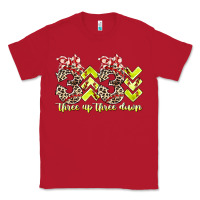 Red three up theree down softball Classic Tee - RacoonDesign