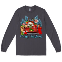 Smoke merry christmas gnomes truck Long Sleeve Tee - FaDigitalArtStudio
