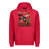 Cardinal check your ego amigo rodeo cowboy Premium Hoodie - MaliasSmallBusiness