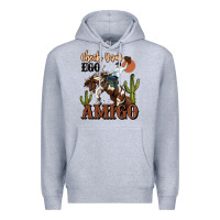 Heather Grey check your ego amigo rodeo cowboy Premium Hoodie - MaliasSmallBusiness