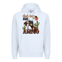 White check your ego amigo rodeo cowboy Premium Hoodie - MaliasSmallBusiness