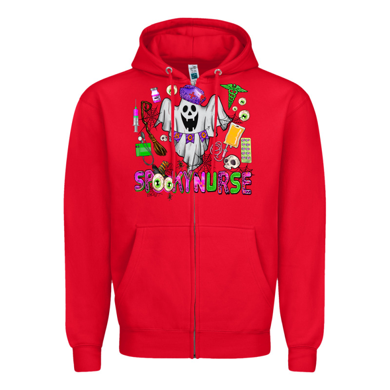 Spooky Nurse Zipper Hoodie by AdoDesignShop | Teevron