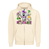 Sandshell spooky nurse Zipper Hoodie - AdoDesignShop
