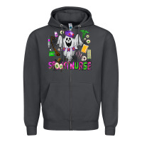 Smoke spooky nurse Zipper Hoodie - AdoDesignShop