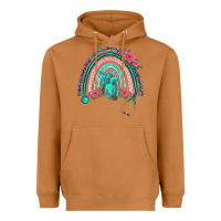 Meerkat nurse life spring stethoscope heart rainbow Heavyweight Hoodie - BarkalooDesign