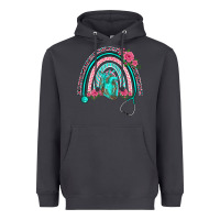 Smoke nurse life spring stethoscope heart rainbow Heavyweight Hoodie - BarkalooDesign