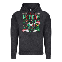 Vintage Black full of holiday Vintage Hoodie - MaliasSmallBusiness