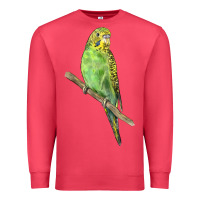 Cardinal Budgeriar Bird Parrot Premium Sweatshirt - LillyAllenDesigns
