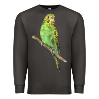 Smoke Budgeriar Bird Parrot Premium Sweatshirt - LillyAllenDesigns