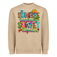Mushroom sunrise sunburn sunset repeat Heavyweight Sweatshirt - RanaPortraitStore