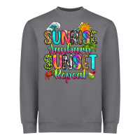 Storm sunrise sunburn sunset repeat Heavyweight Sweatshirt - RanaPortraitStore