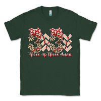 Sports Green three up theree down Classic Tee - RacoonDesign