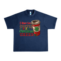 Navy i run on coffee and christmas cheer Urban Heavy Tee - RanaPortraitStore
