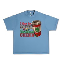 Pebble Blue i run on coffee and christmas cheer Urban Heavy Tee - RanaPortraitStore